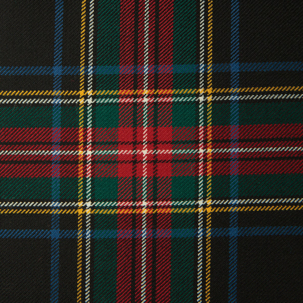 Stewart Black (G) Alba Tartan Check 100% Wool