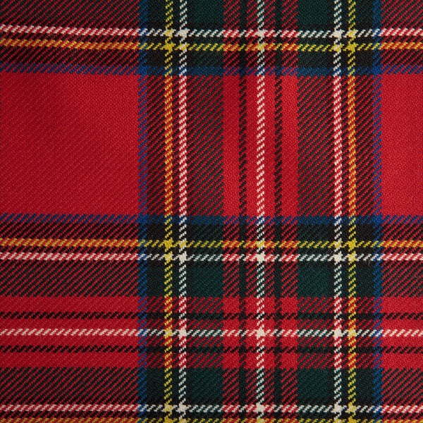 Stewart Dark Caledonian Tartan Check 100% Wool
