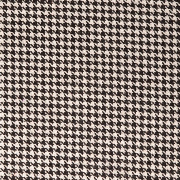 Wyke Black Tharthan Tartan Check 65% Poly 35% Visc