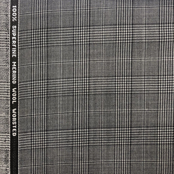 Grey & Black Glen Plaid Check Quartz Vol 2. VV Finish