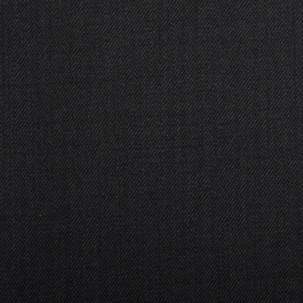 Black Plain Twill Quartz Super 100's Suiting