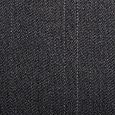 Grey Pinstripe Quartz Super 100's Suiting