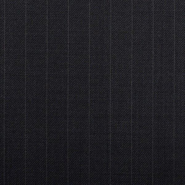 Navy Pinstripe Quartz Super 100's Suiting