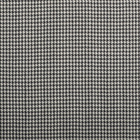 Black And White Dogtooth Check Quartz Super 100's Suiting