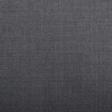 Medium Grey Plain Twill Crystal Super 130's Suiting