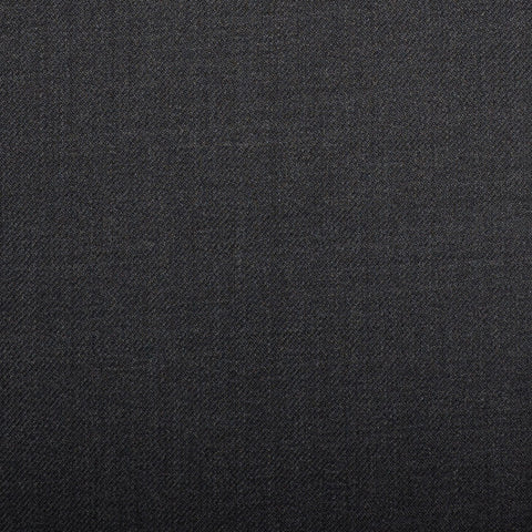 Dark Grey Plain Twill Crystal Super 130's Suiting