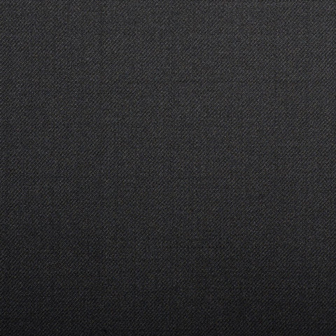 Black Plain Twill Crystal Super 130's Suiting