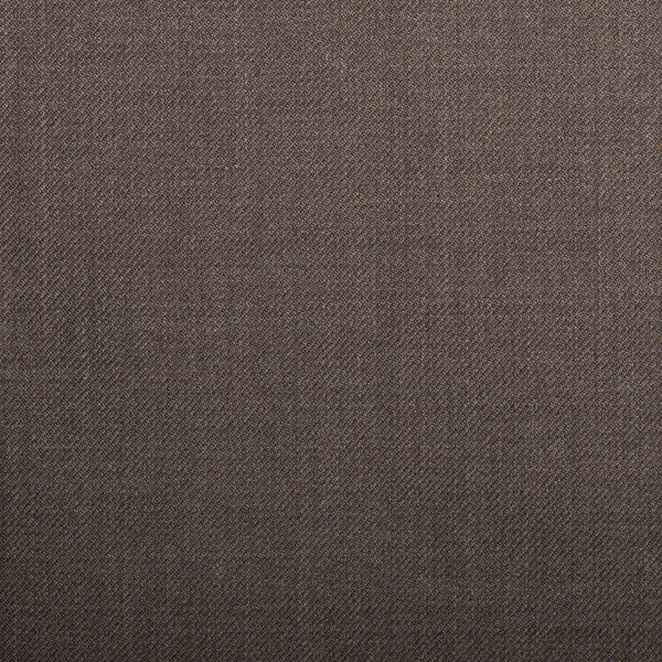 Brown Plain Twill Crystal Super 130's Suiting