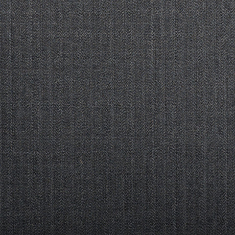 Medium Grey Shadow Stripe Crystal Super 130's Suiting