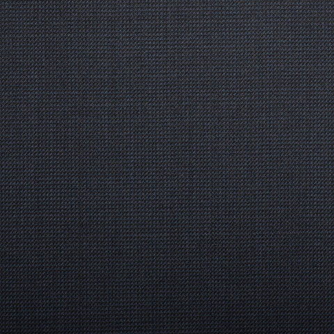 Navy And Black Tank Weave Crystal Super 130's Suiting