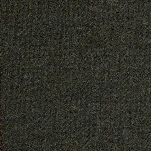 Forrest Green Subdued Herringbone Coral Tweed All Wool