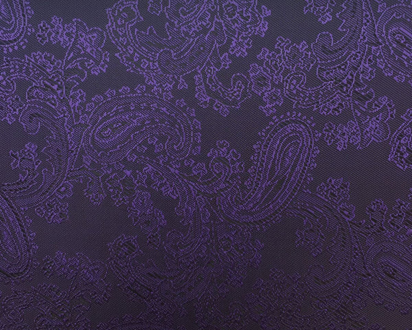 Purple Paisley Lining 50% Viscose 50% Acetate