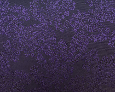 Purple Paisley Lining 50% Viscose 50% Acetate