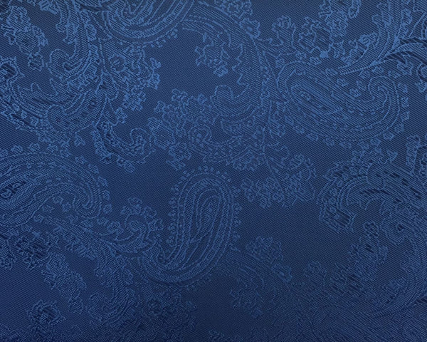 Blue Paisley Lining 50% Viscose 50% Acetate