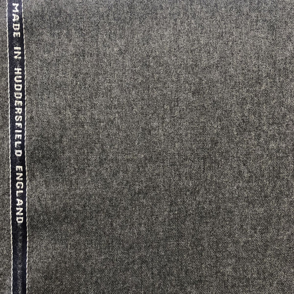 Medium Grey Plain Flannel Suiting Jacketing