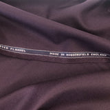 Wine Plain Flannel Suiting Jacketing
