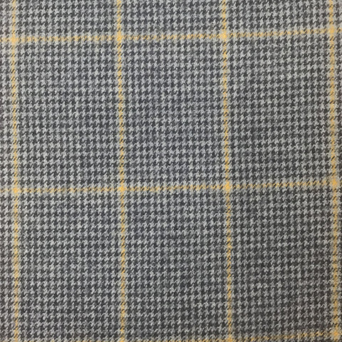 Charcoal Grey Twill Super 110's Flannel Suiting
