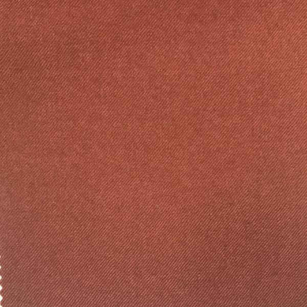 Brick Red Plain Twill Flannel Suiting