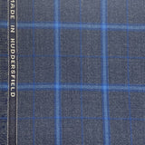 Grey With Blue/Aqua Check