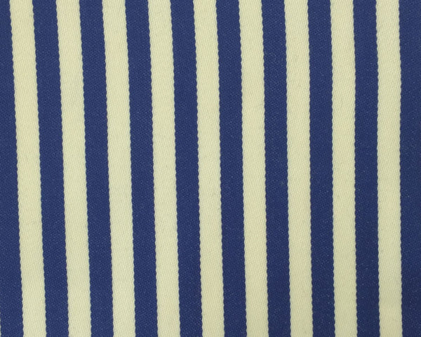 Cream And Blue Blazer/Boating Stripe 3/4'' Repeat Jacketing