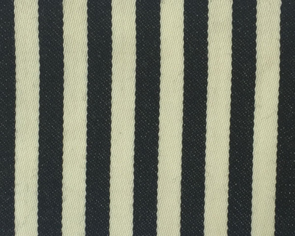 Cream And Black Blazer/Boating Stripe 3/4'' Repeat Jacketing