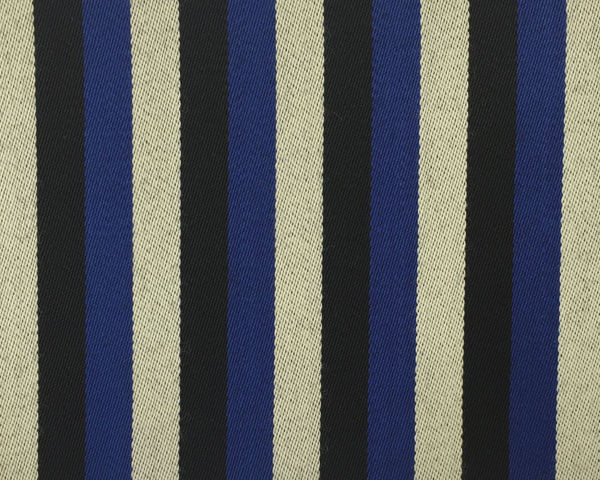 Black, White And Blue Blazer/Boating Stripe 1 1/4'' Repeat Jacketing