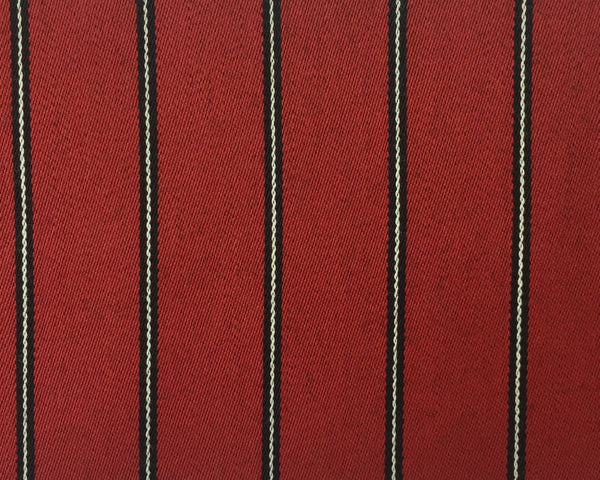 Red, Black And White Blazer/Boating Stripe 1 1/4'' Repeat Jacketing
