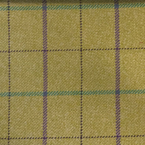 Golden Fawn With Purpley And Green Check Country Tweed Jacketing