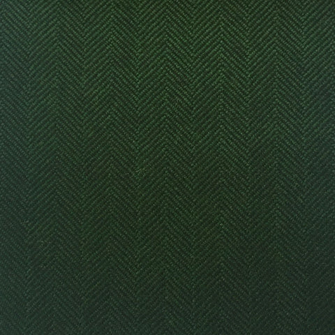 Dark Green Herringbone Country Tweed Jacketing
