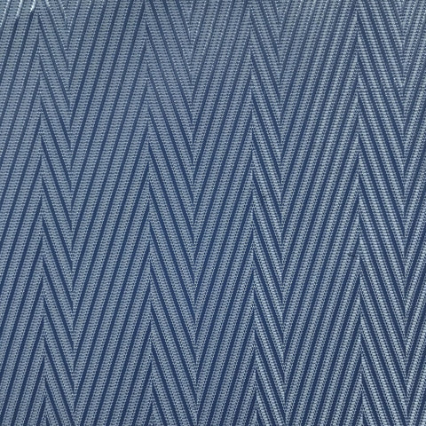 Baby Blue & Silver Herringbone Lining