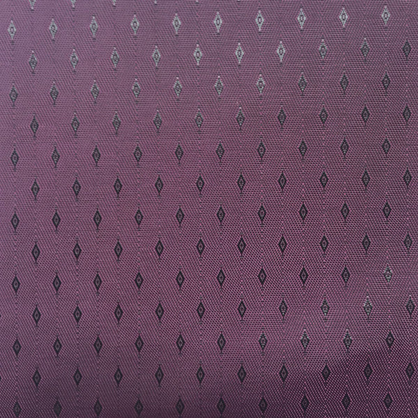 Purple with Pink Diamond Weave  Lining