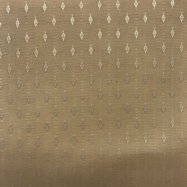 Cream with Mustard Diamond Weave  Lining