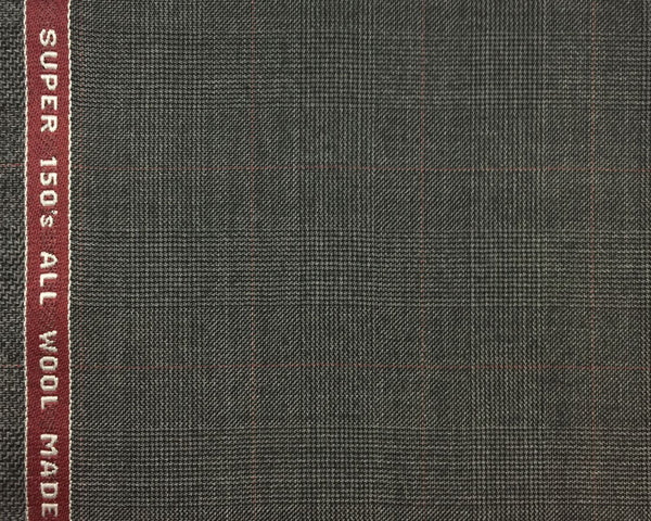 Grey And Black With Red Over Check
