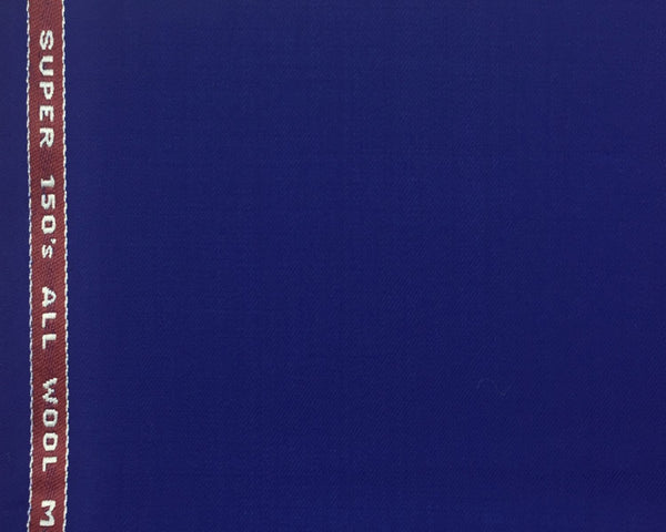 Plain Electric Blue Twill