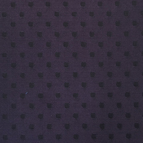 Purple & Black Polka Dot Suiting Jacketing Fabric