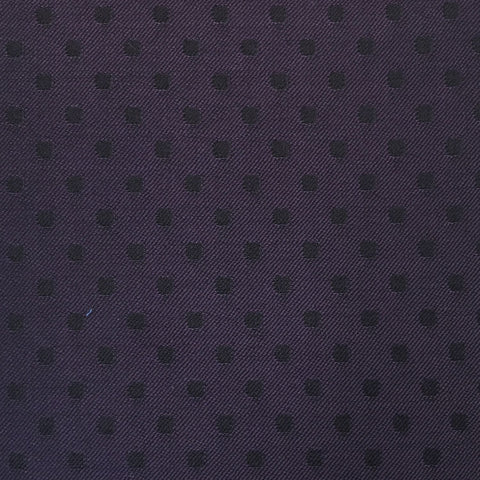 Purple & Black Polka Dot Suiting Jacketing Fabric
