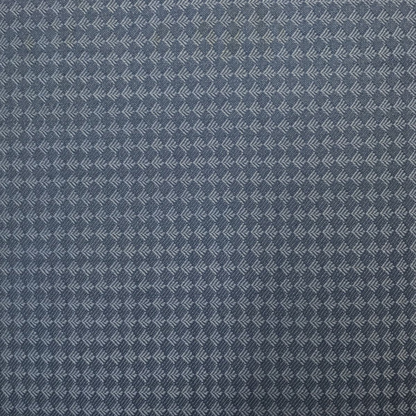 Sea Blue Diamond Tuxedo Weave Suiting Jacketing Fabric