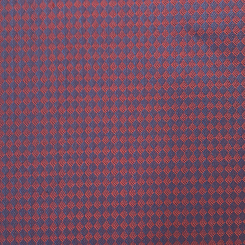 Red & Blue Diamond Tuxedo Weave Suiting Jacketing Fabric