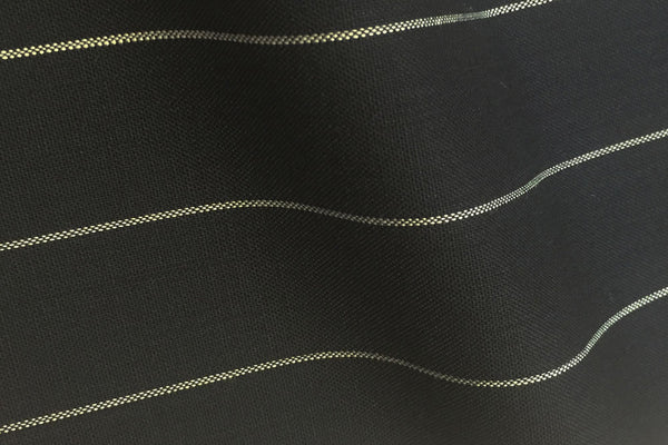 Black Wide Pin Stripe
