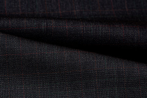 Navy With Rose/Orange/Green Check