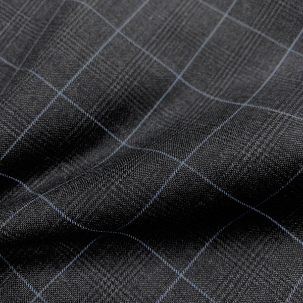 Charcoal With Black/Aqua Check