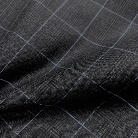 Charcoal With Black/Aqua Check