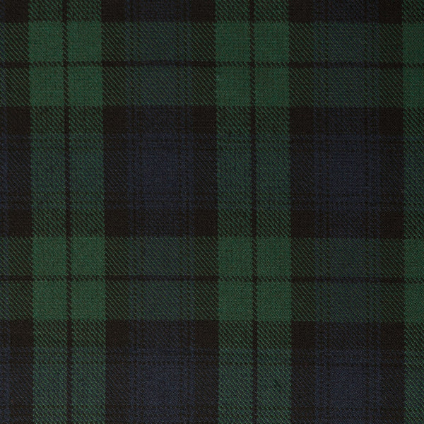 Black Watch Medium Tharthan Tartan Check 65% Poly 35% Visc