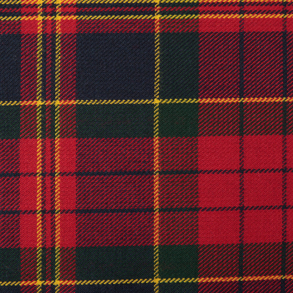 Cranford Red Tharthan Tartan Check 65% Poly 35% Visc