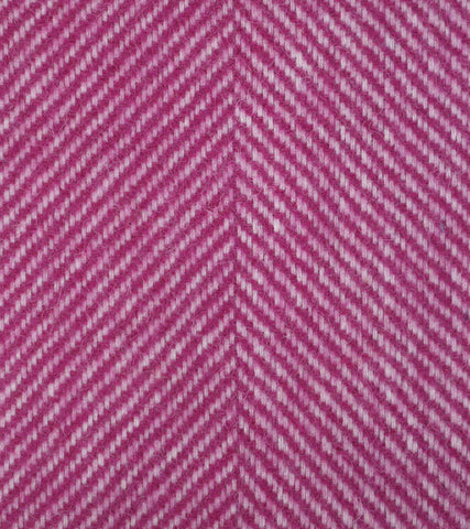 Cerise Tweed Throw