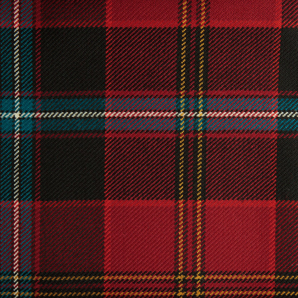 German American Caledonian Tartan Check 100% Wool