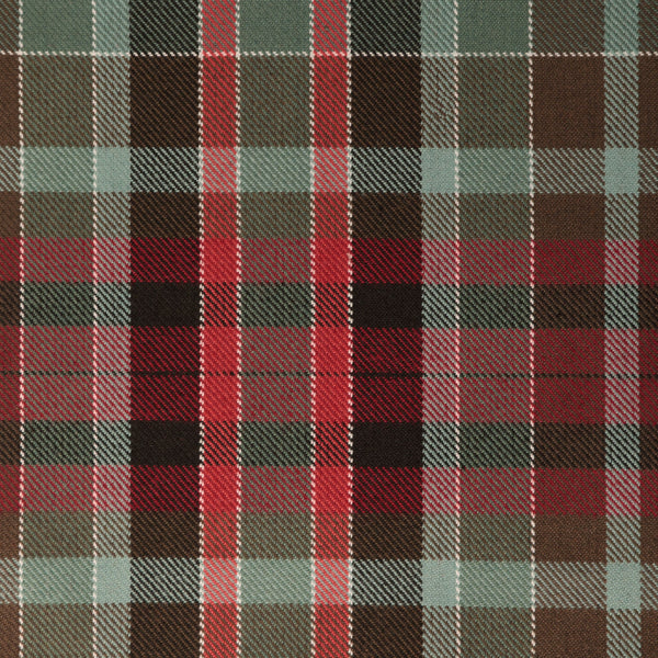 Gordon Red Tharthan Tartan Check 65% Poly 35% Visc