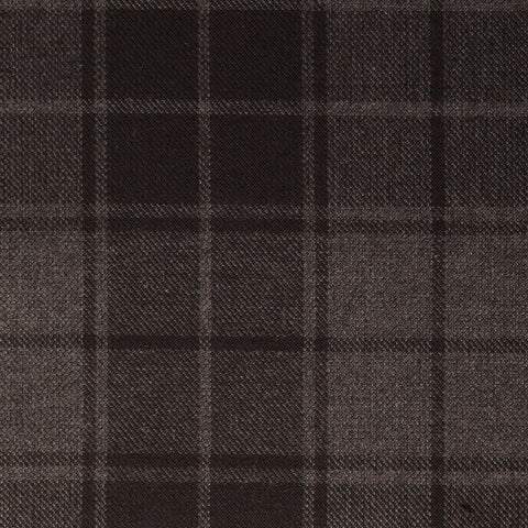 Grey Highlander Tharthan Tartan Check 65% Poly 35% Visc