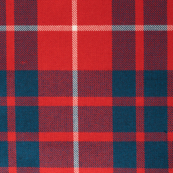 Hamilton Red Tharthan Tartan Check 65% Poly 35% Visc