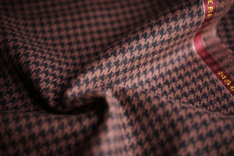 Brown & Black Houndstooth